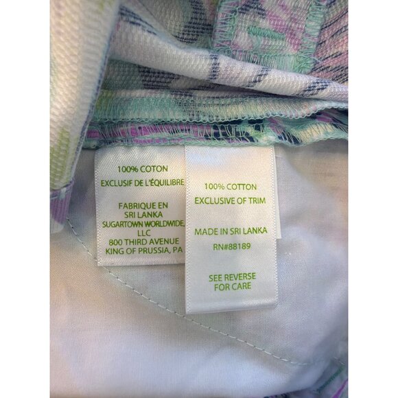 Lilly Pulitzer Oh Shello Girls 14 Printed Cotton Shorts Size 14 Shell Beach Purp - Picture 6 of 6